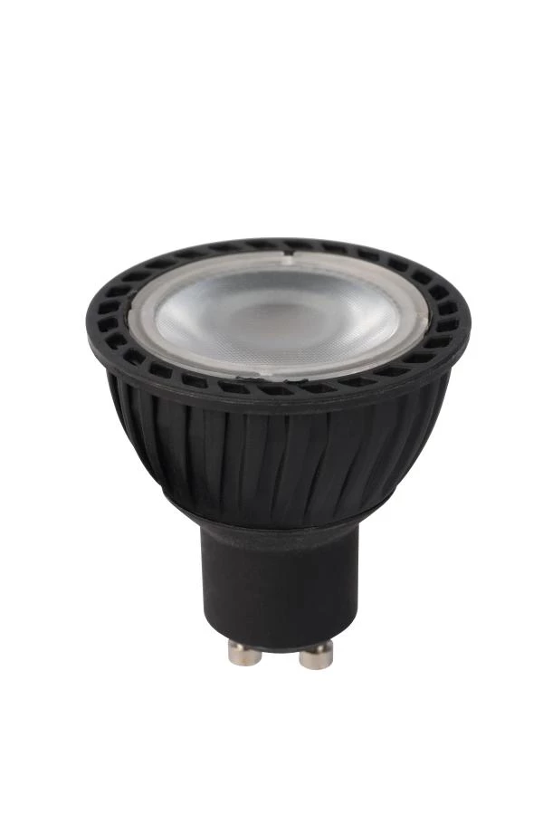 Lucide MR16 - Lámpara led - Ø 5 cm - LED Regul. - GU10 - 1x5W 2200K/2700K - 3 StepDim - Negro - UIT